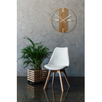 Nástenné hodiny Unique 50cm, Flexistyle z21f-2 hnedá